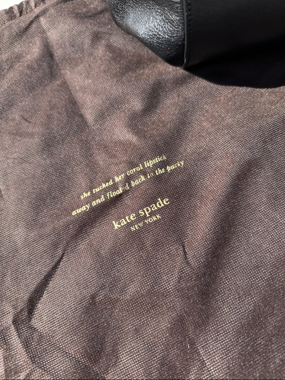 Kate spade black leather tote - Picture 15 of 15